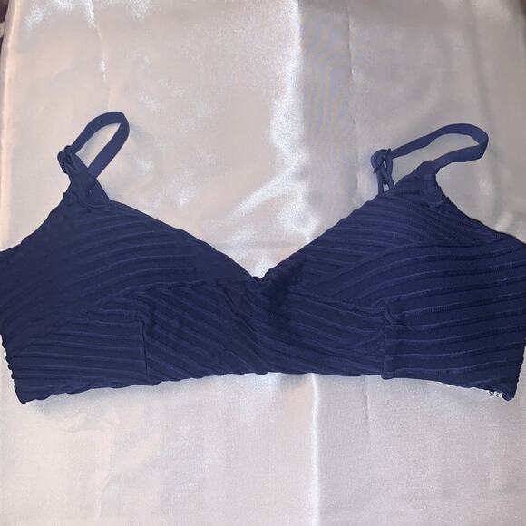 SEAFOLLY X REVOLVE Freshwater Bralette Bikini Top. 12. Blue‎ - Picture 4 of 9
